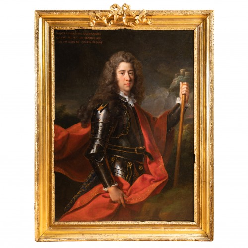 Portrait of Jacques le Ménestrel by Joseph Vivien circa 1702 - Louis XIV