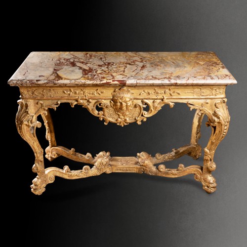 Hunt table with dolphins, Paris circa 1720 - 