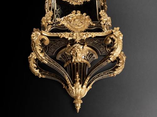 18th century - Bracket clock in marquetry attributed to A.-C. Boulle circa 1715