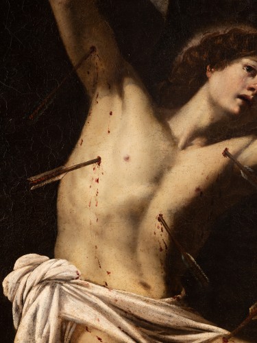 The martyrdom of Saint Sebastian, Bologna School circa 1600-1620  - 