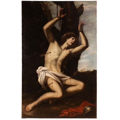 The martyrdom of Saint Sebastian, Bologna School circa 1600-1620  - Louis XIII