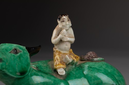 Child with buffalo, Rothschild Collection, China, Kangxi reign  - 