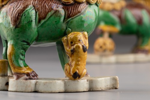 17th century - Pair of Fö lions, Kangxi China, Rothschild Collection 