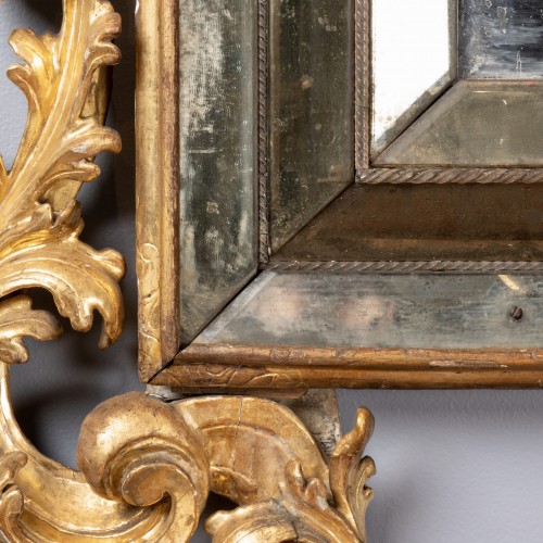 Miroirs, Trumeaux  - Miroir à triples bordures de glaces, Murano vers 1700 