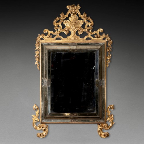 Miroir à triples bordures de glaces, Murano vers 1700  - Franck Baptiste Paris