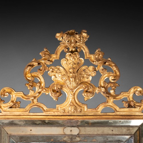18th century -  Triple-rimmed mirror, Murano circa 1700 