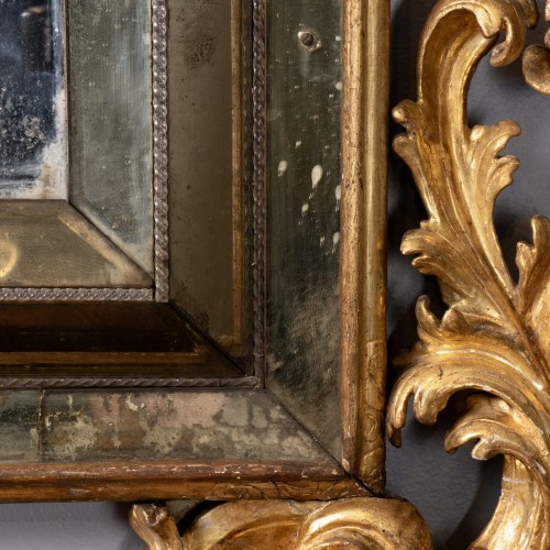 Louis XIV - Miroir à triples bordures de glaces, Murano vers 1700 