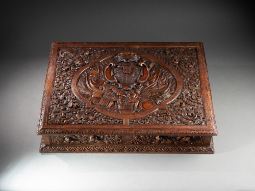 Case with the Salm-Kyrbourg arms, attributed to César Bagard, Nancy, circa  - Louis XIV