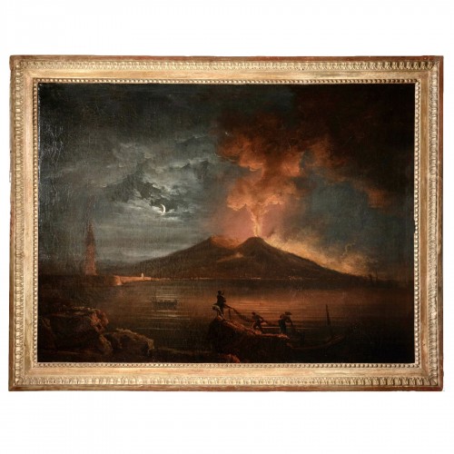 Éruption nocturne du Vésuve, attribuée à Lacroix de Marseille, v. 1770