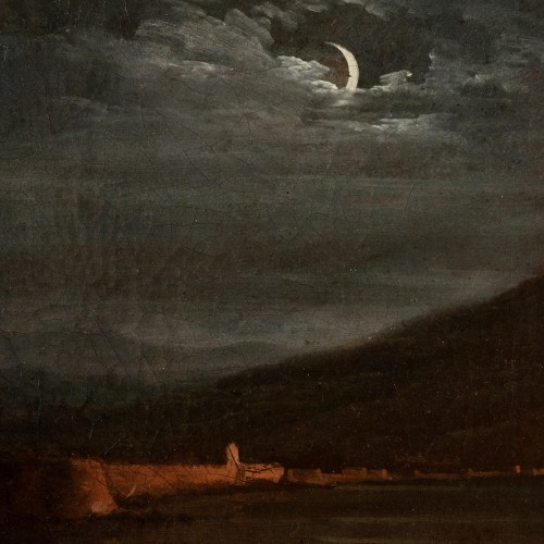 Éruption nocturne du Vésuve, attribuée à Lacroix de Marseille, v. 1770 - Franck Baptiste Paris