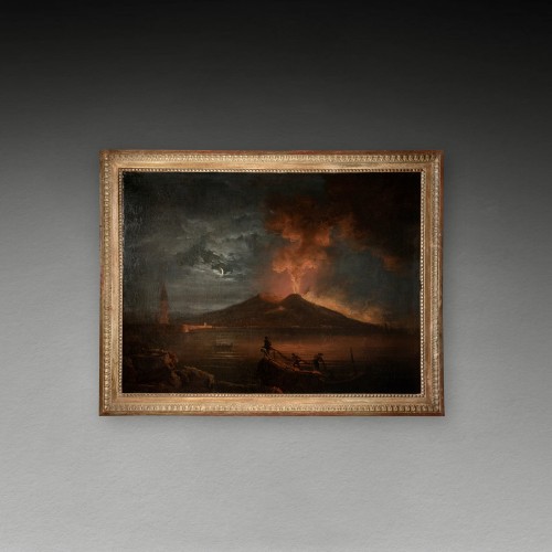 18th century - Nocturnal eruption of Vesuvius, attributed to Lacroix de Marseille, c. 1770