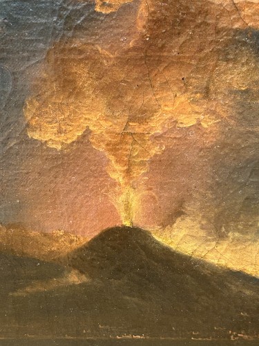 Louis XV - Nocturnal eruption of Vesuvius, attributed to Lacroix de Marseille, c. 1770