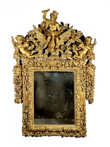 Mirror Jupiter on his eagle, Aix en Provence Louis XIV period
