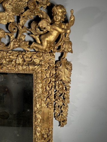 Louis XIV - Miroir Jupiter sur son aigle, Aix en Provence époque Louis XIV