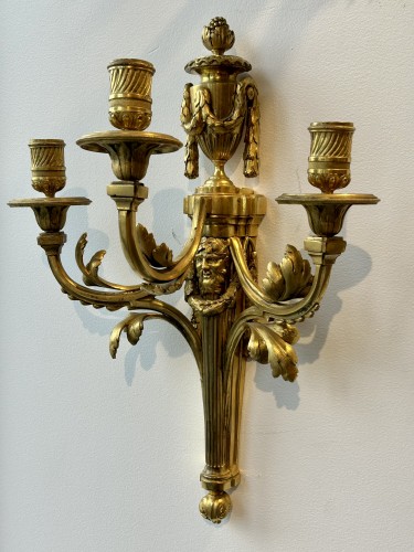 Paire d’appliques aux Bacchus, Paris époque Louis XV vers 1780 - Franck Baptiste Paris