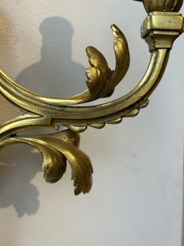 Antiquités - Paire d’appliques aux Bacchus, Paris époque Louis XV vers 1780