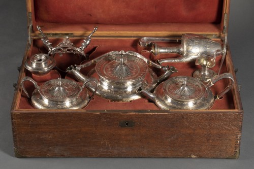 19th century - Important silver box by Louis Aucoc Ainé, Paris circa 1860