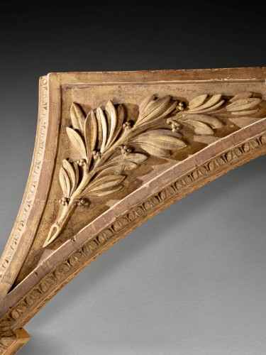 Console en bois doré aux cariatides, Paris époque Louis XVI vers 1790 - Franck Baptiste Paris