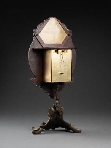 Nightlight travel clock with rotating dial circa 1740 - 