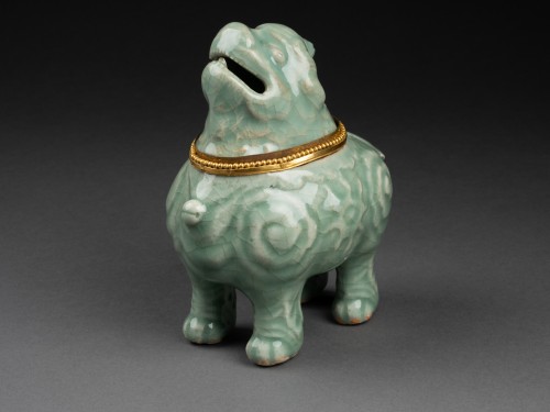 Brûle parfum en porcelaine Céladon, Chine Dynastie Ming - Franck Baptiste Paris
