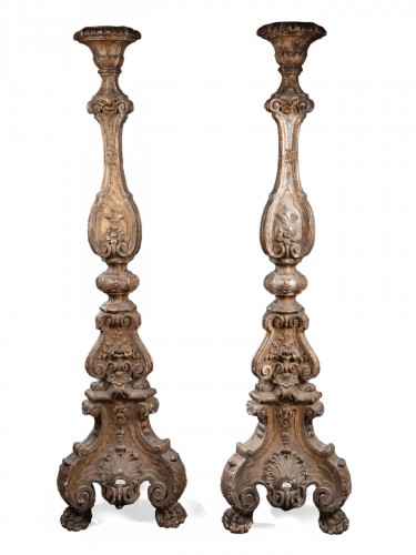 Monumental pair of torchieres, Paris, Louis XIV period