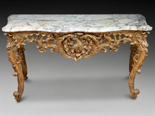 Furniture  - Console with exploded grenade, Rhône Valley around 1750