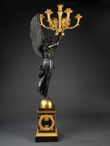 Antiquités - Pair of candelabra signed Chiboust, Paris Empire period