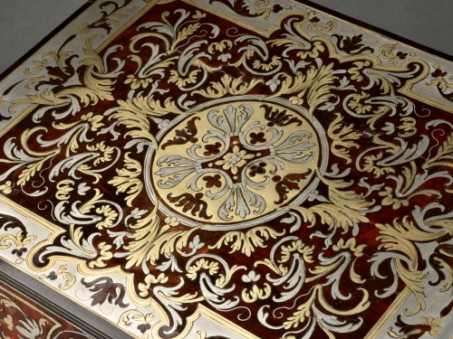 Coffret en marqueterie Boulle, Paris époque Louis XIV - Mobilier Style Louis XIV