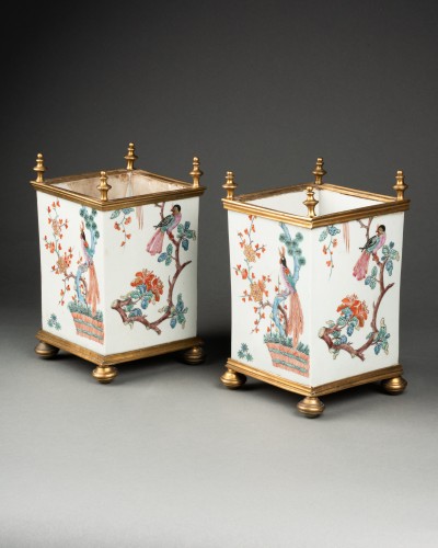Louis XIV - Paire de vases en porcelaine du Japon, vers 1680