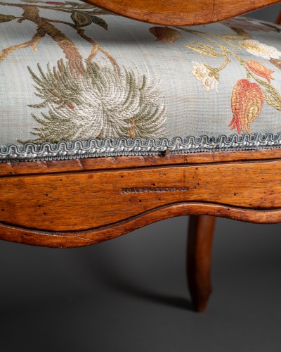 Antiquités - Pair of fine armchairs by Pierre Nogaret, Lyon circa 177