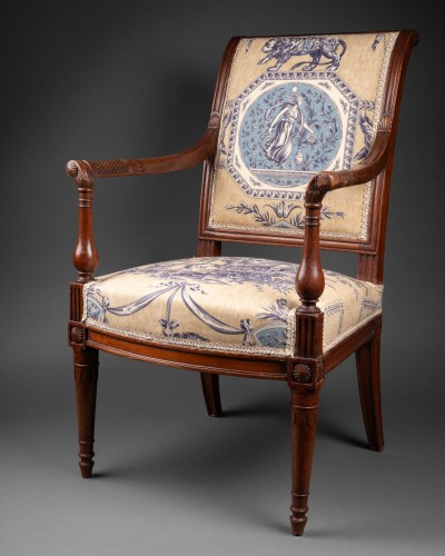 Pair of children&#039;s armchairs attributed to G.Jacob circa 1795 - 