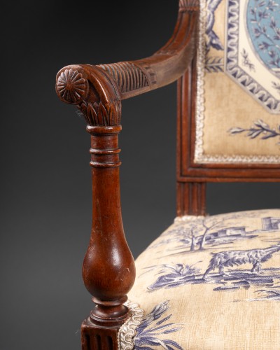 Antiquités - Pair of children&#039;s armchairs attributed to G.Jacob circa 1795