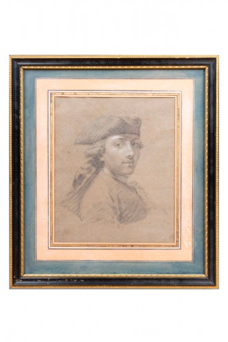 Portrait de jeune homme par Watteau de Lille vers 1760