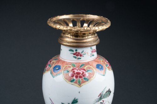 Régence - Paire de vases en porcelaine de Chine et bronze doré