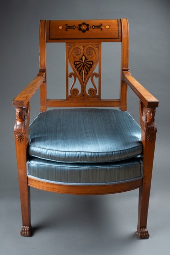Paire de fauteuils par Jacob frères, Paris vers 1800 - Franck Baptiste Paris