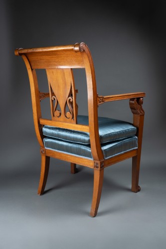 Directoire - Paire de fauteuils par Jacob frères, Paris vers 1800