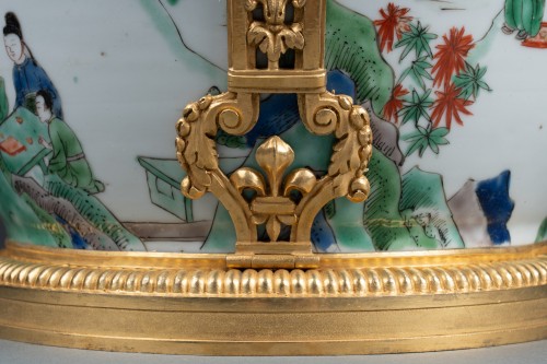 Potpourri in Chinese porcelain, Paris regence period  - 
