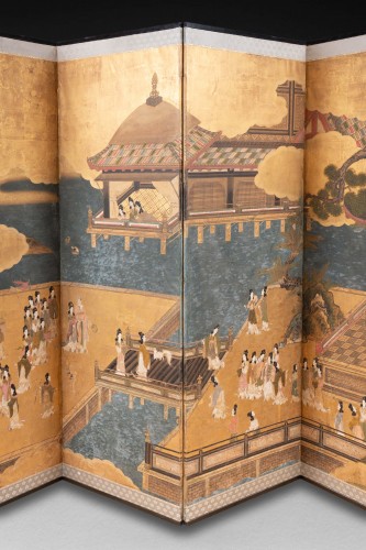 Dong Fang Shuo&#039;s Visit to the Queen Mother of the West, 17th century - Asian Works of Art Style 