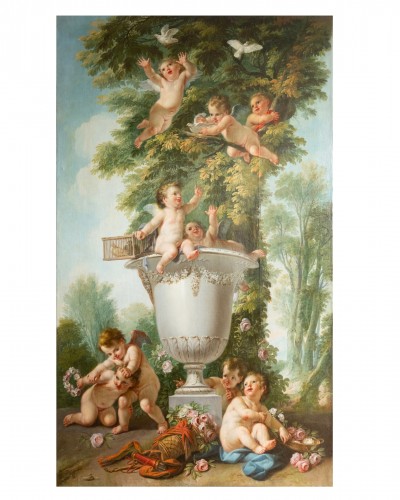 Les enfants oiseleurs ou l’air, J.F Parrocel 1764