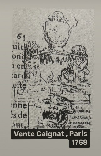 Antiquités - Palanquin aux chiens de Fö, Paris vers 1780-1790