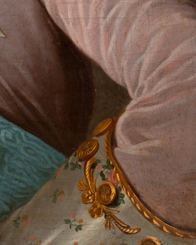 XVIIIe siècle - Portrait du roi Louis XVI , atelier de J.F Duplessis vers 1780