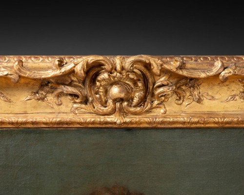 Antiquités - Portrait de la marquise de Pleumartin par JM Nattier, Paris 1742