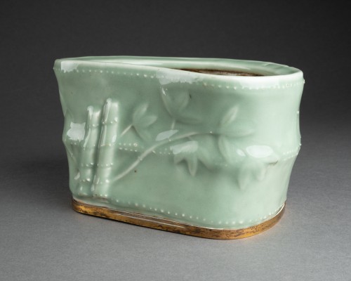 Céramiques, Porcelaines  - Paire de vases en porcelaine céladon, Chine 18e siècle