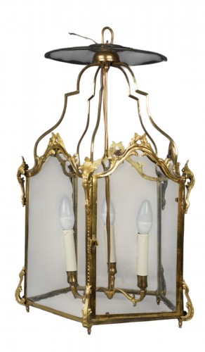 Gilt bronze lantern, Paris, Louis XV period