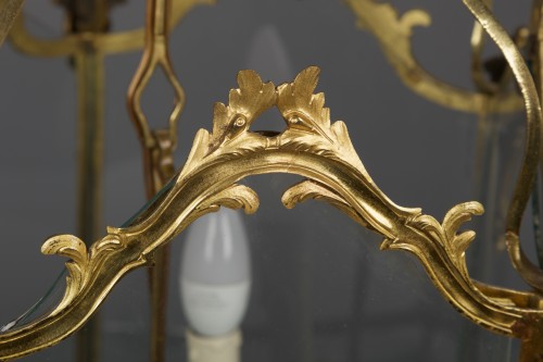 Gilt bronze lantern, Paris, Louis XV period - Lighting Style Louis XV