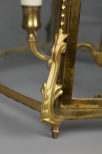 Lighting  - Gilt bronze lantern, Paris, Louis XV period