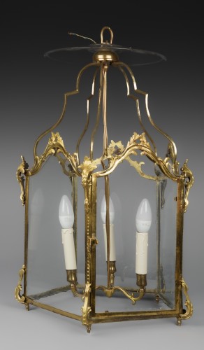 Gilt bronze lantern, Paris, Louis XV period - 
