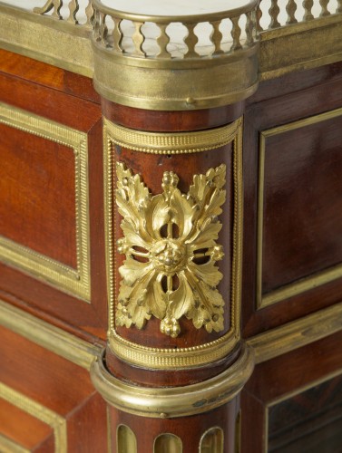 Louis XVI - Mahogany and Japanese lacquer writing desk, Paris circa 1790