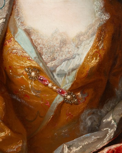 Portrait dit de Mme de Barral par Nicolas de Largillière vers 1715 - Franck Baptiste Paris
