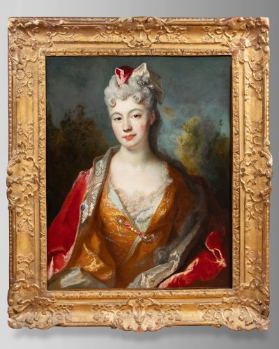 Portrait dit de Mme de Barral par Nicolas de Largillière vers 1715 - Louis XIV
